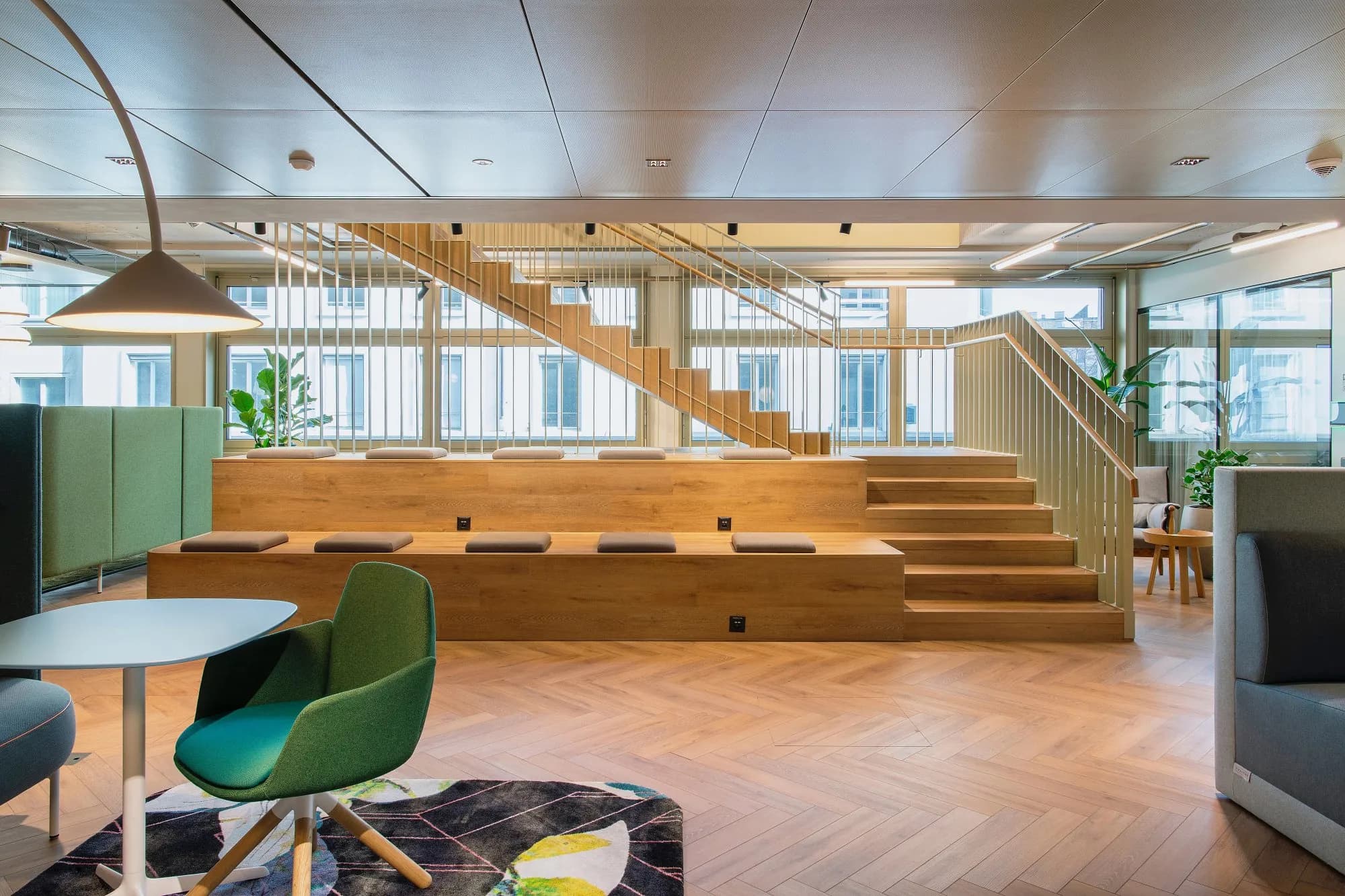 Coretec Vinylgulv Naturals Fiskeben Lumber lagt i rom