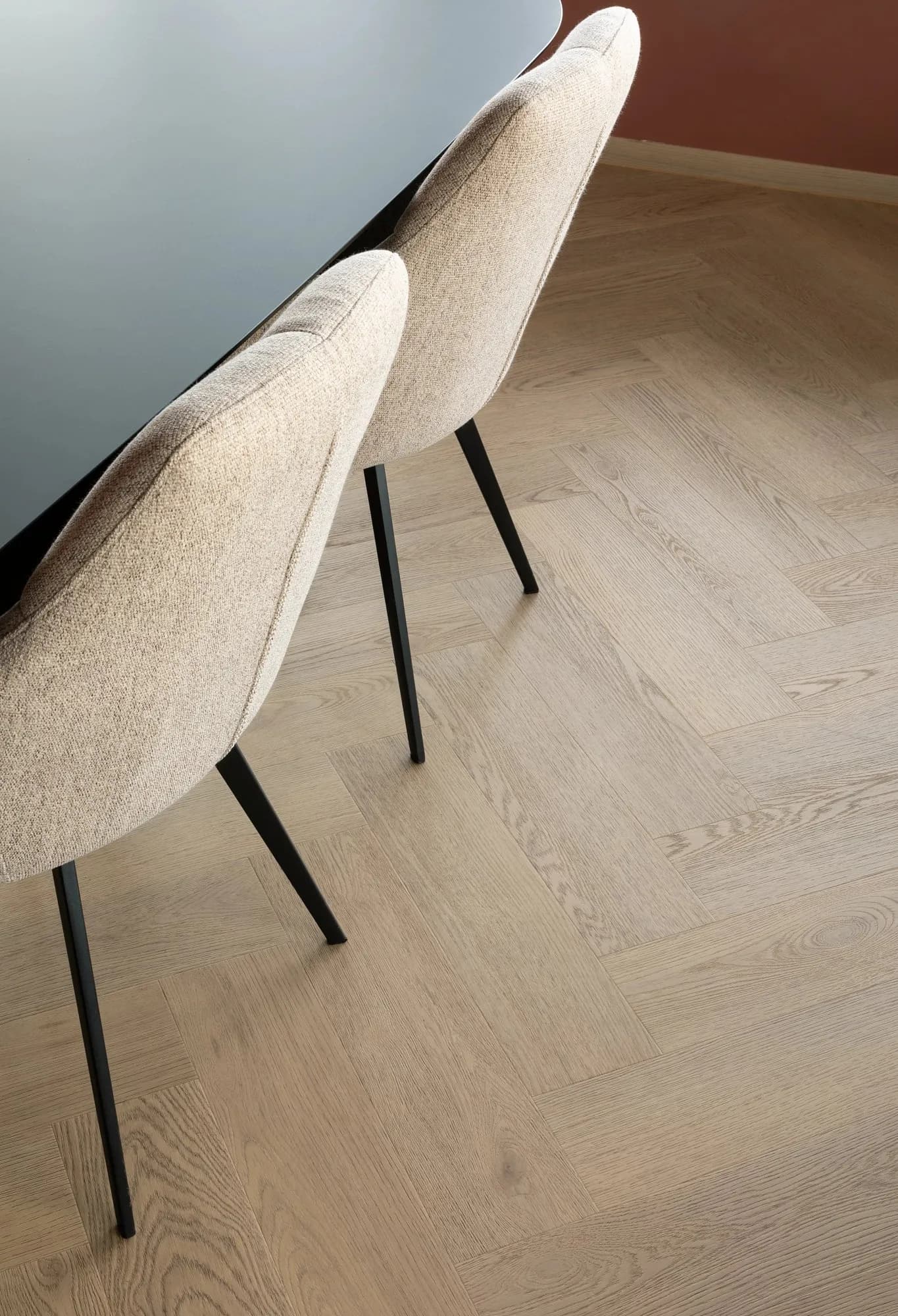 Coretec Vinylgulv Naturals Fiskeben Barley lagt i rom