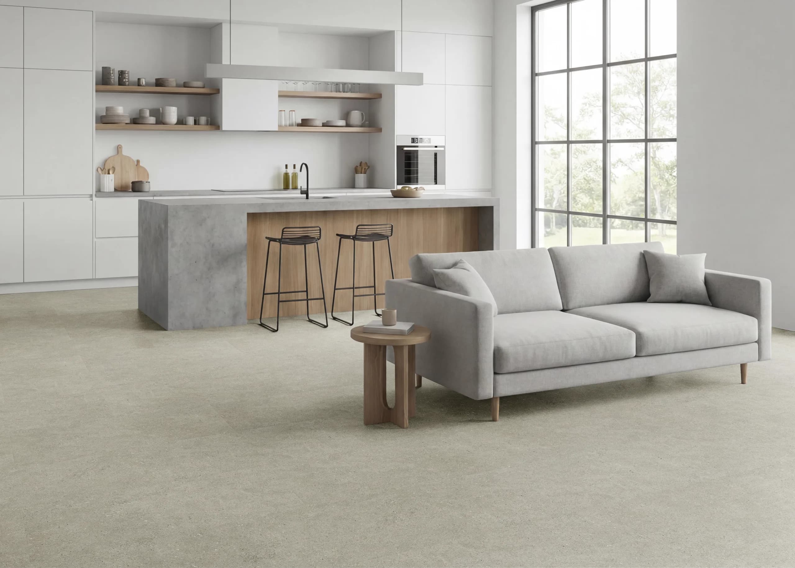 Firmfit vinylgulv firmfit silent tile sand