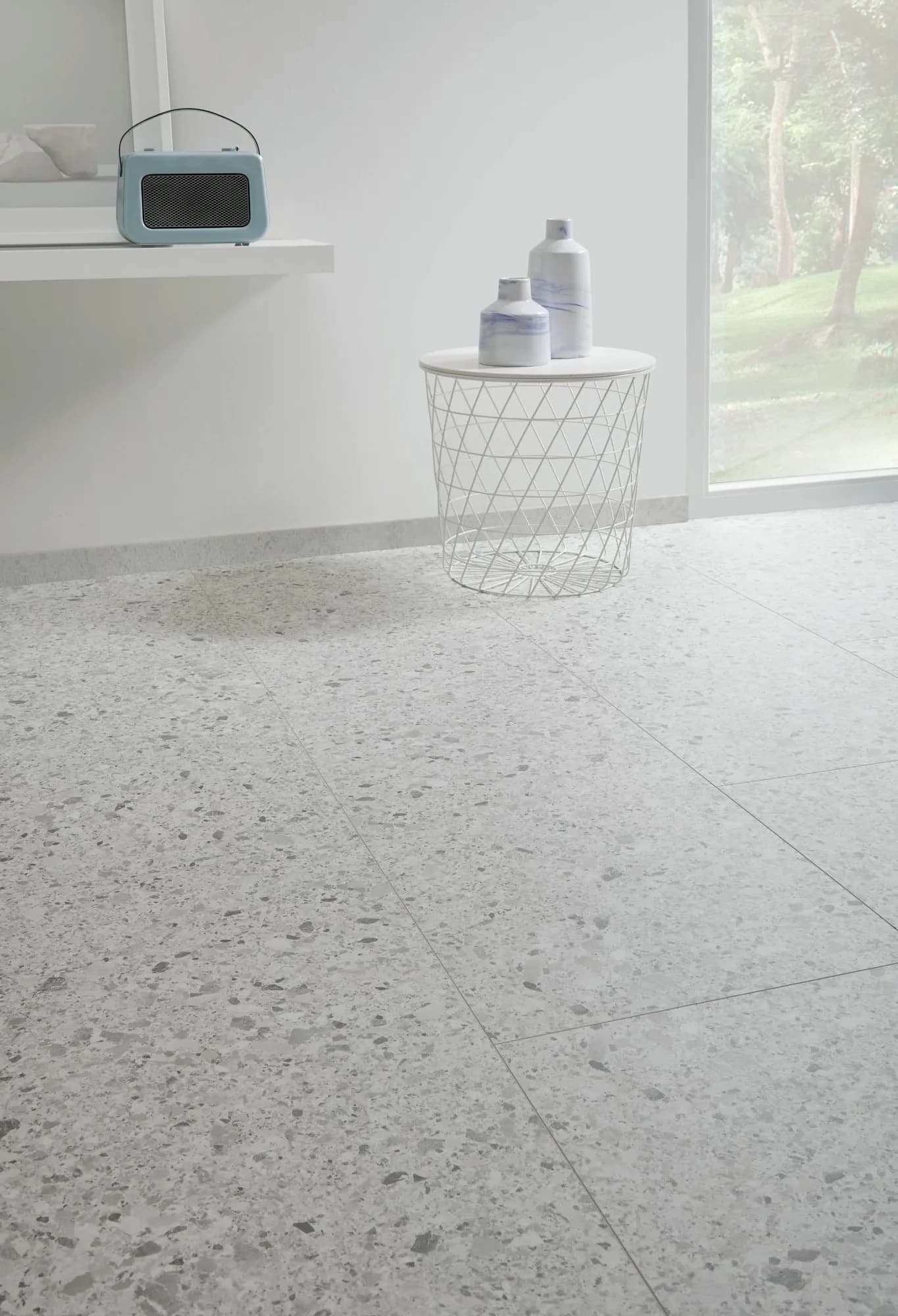 Coretec komposittgulv Branco 0990B lagt i rom