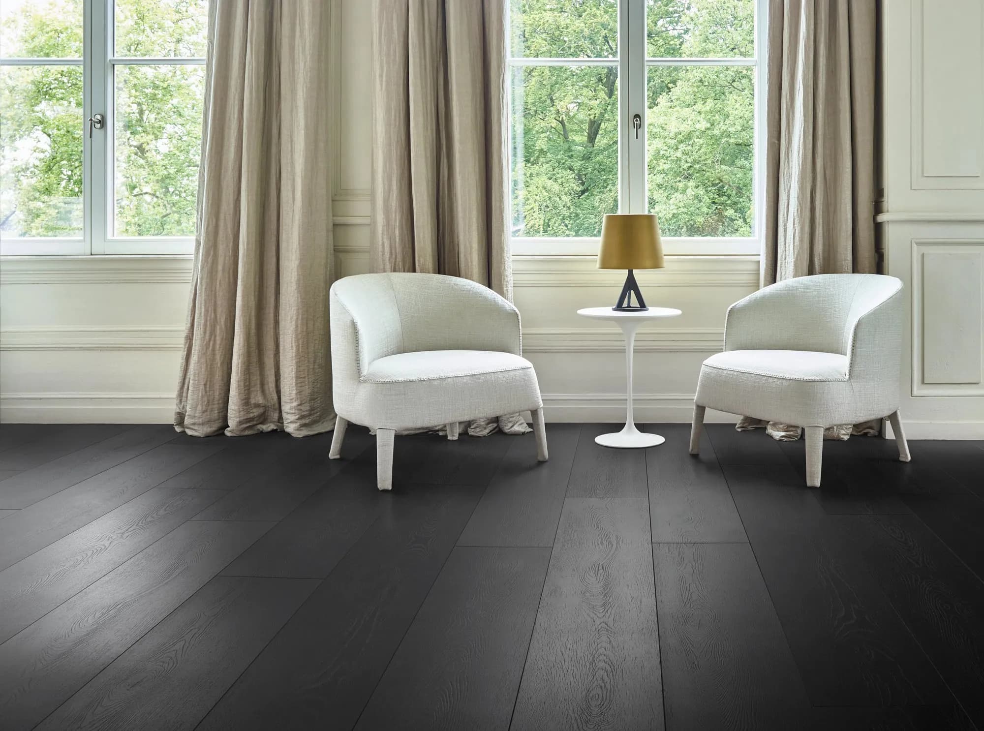 Coretec XL-End Vinylgulv Chanttilly lagt i rom
