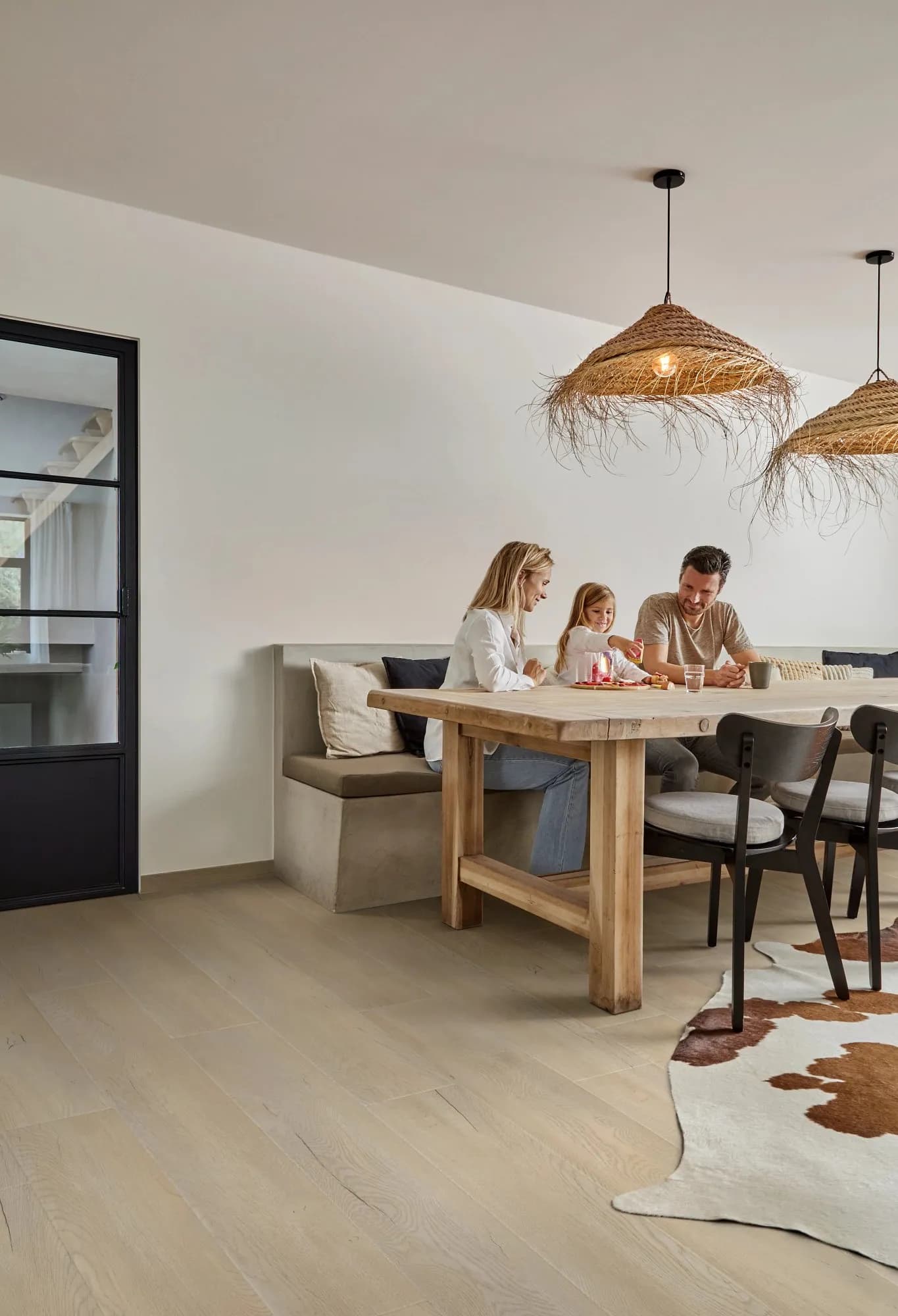 Coretec Vinylgulv Naturals Eila lagt i rom