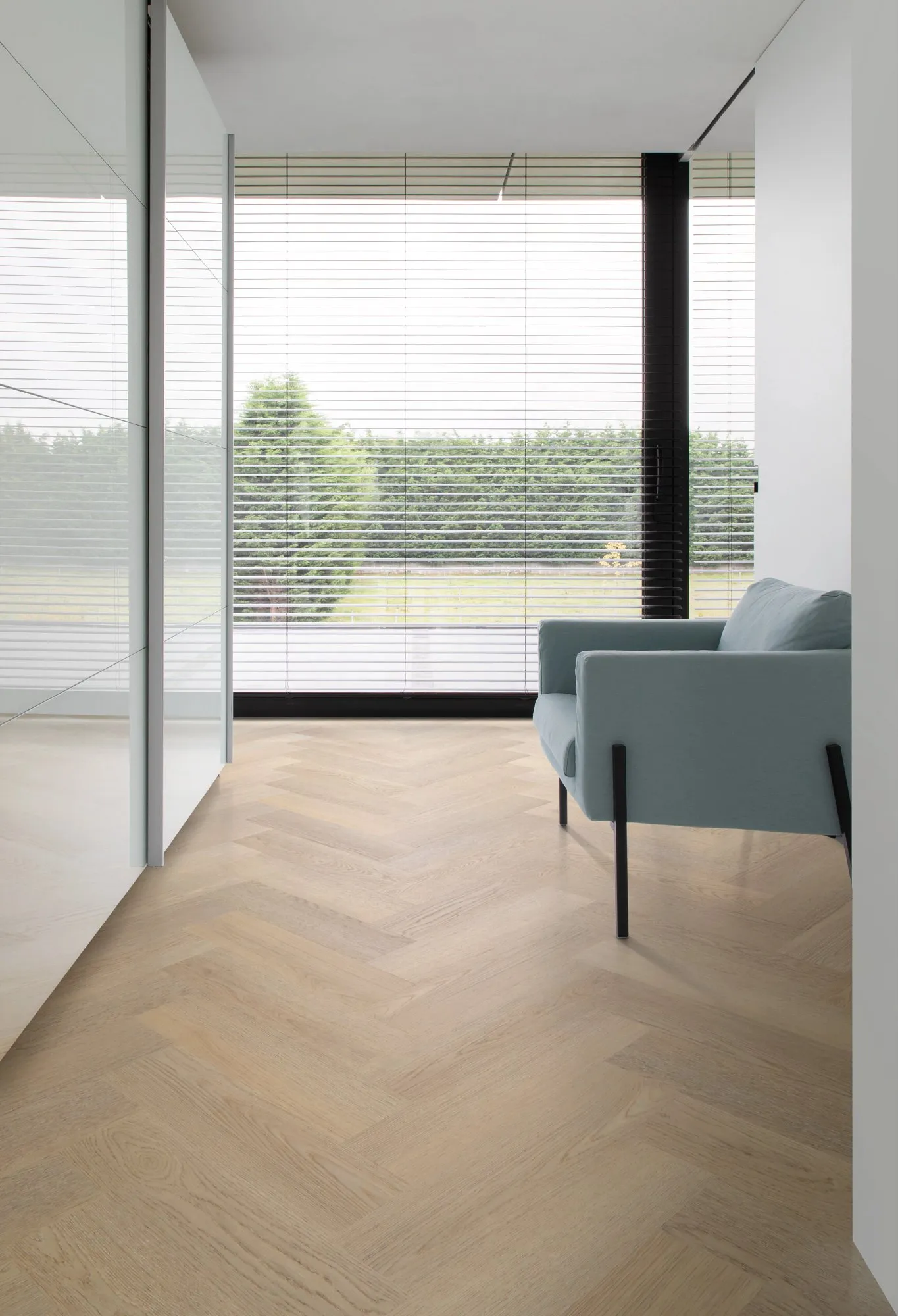 Coretec Vinylgulv Naturals Fiskeben Barley lagt i rom