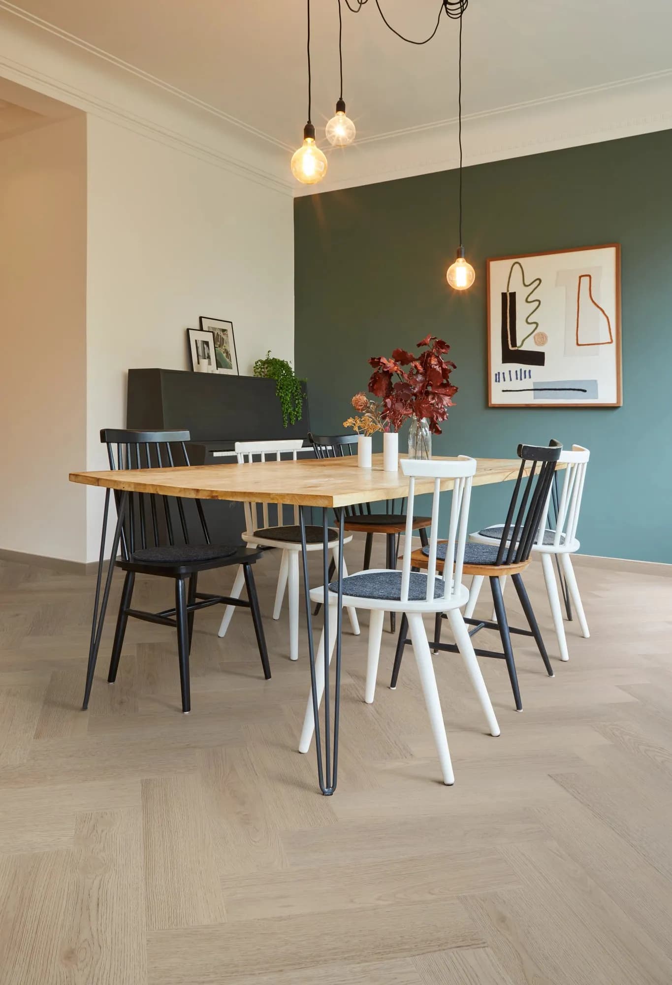 Coretec Vinylgulv Naturals Fiskeben Aurora lagt i rom