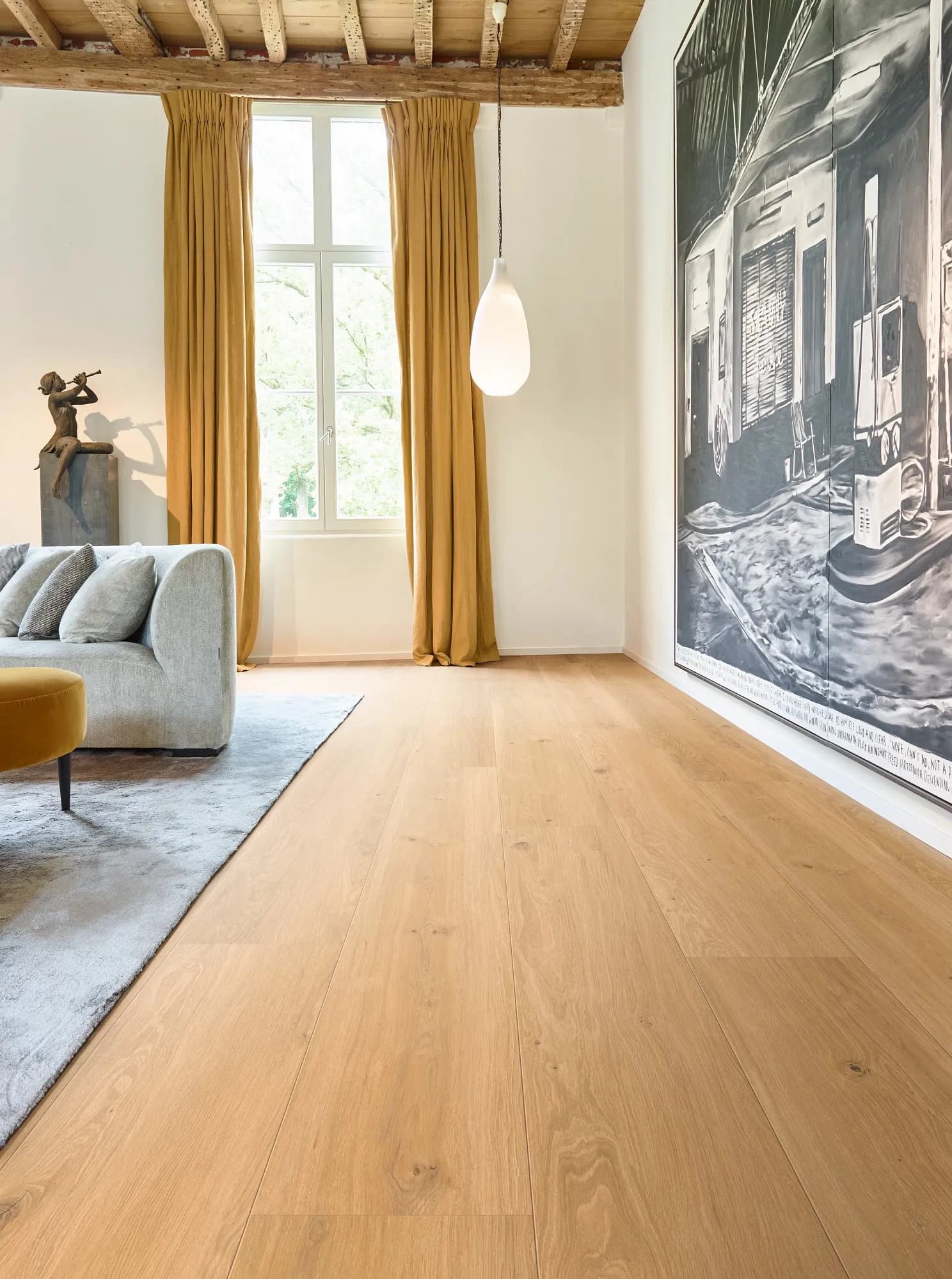 Vinylgulv Coretec XL-End Chambord lagt i rom